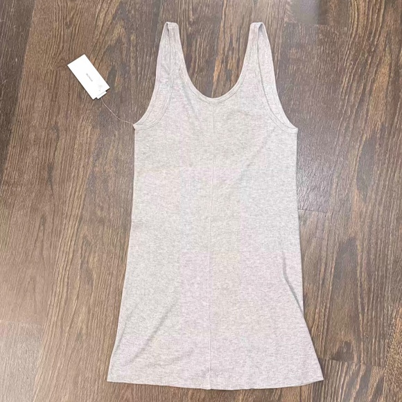 NWT Vince Womens Ribbed Sleeveless Scoop Neck Tank Top Gray Size L - Picture 5 of 9